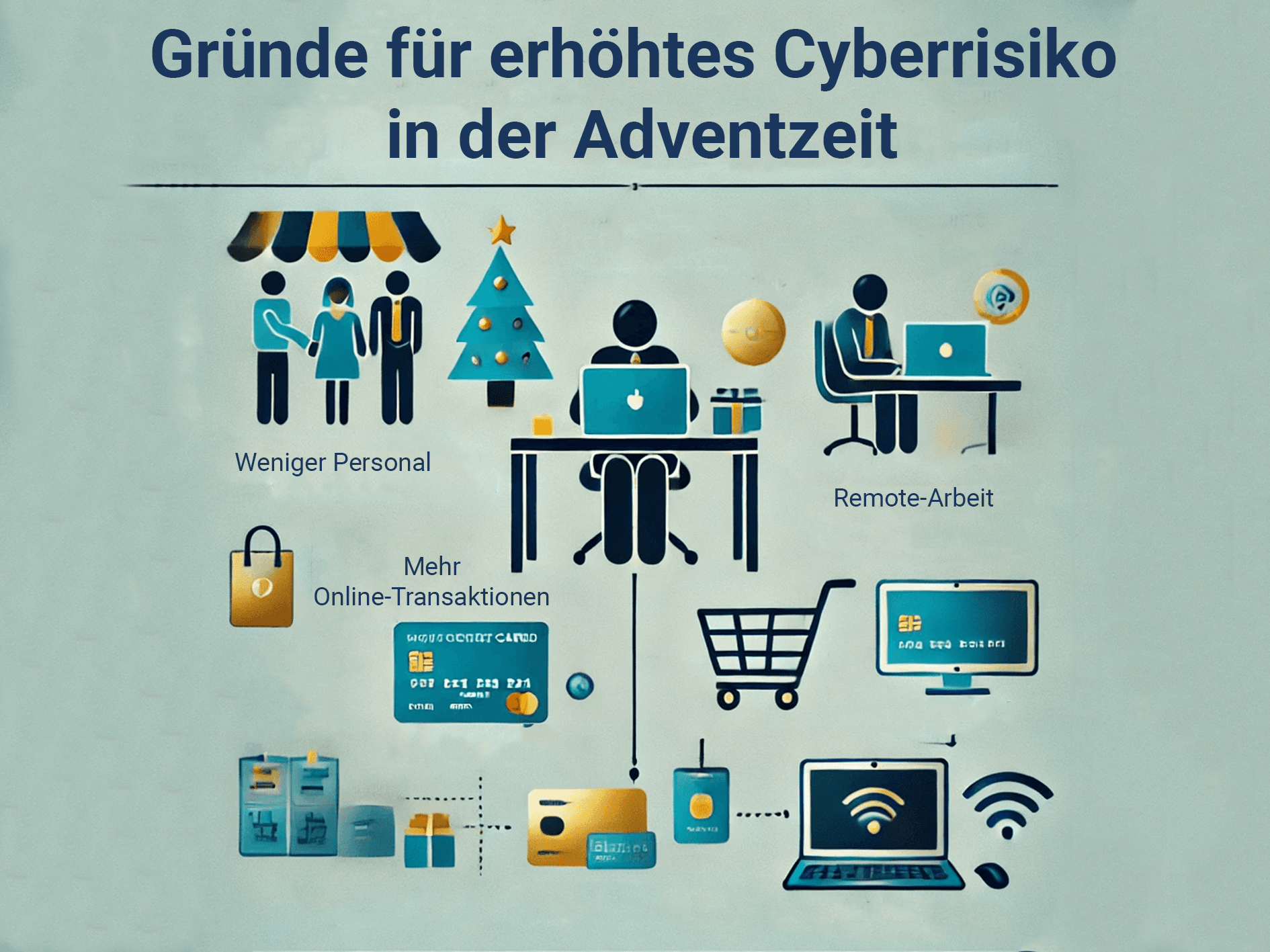 Gründe für erhöhtes Cyberrisiko