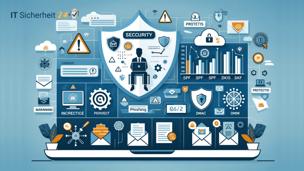 IT Sichherheit Grafik über DMARC